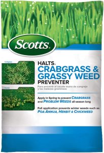 Scotts Halts Crabgrass & Grassy Weed Preventer for Lawns