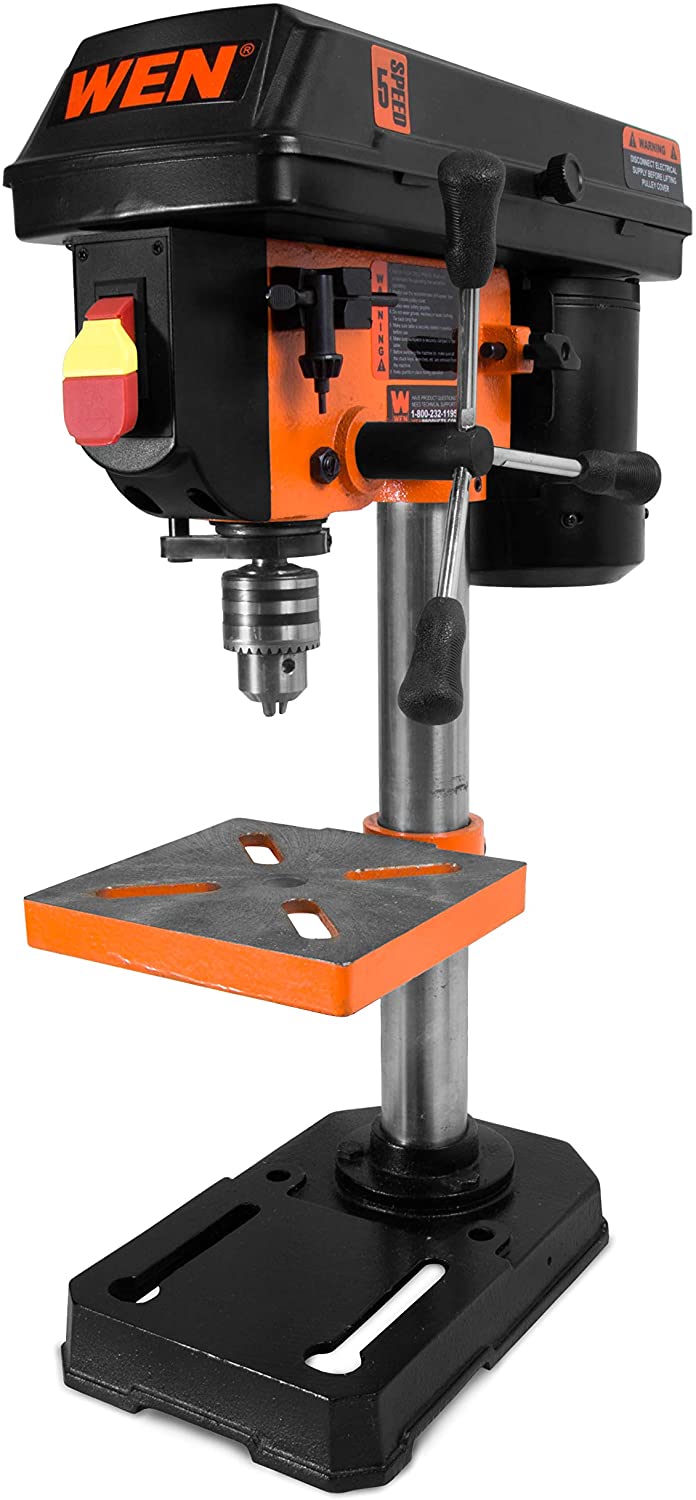 BILT HARD 10 in Drill Press with Drill Bit Set 3/4HP Drilling Machine for Woodworking CSA Certificate 