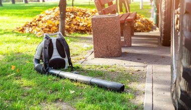 How to store a backpack leaf blower