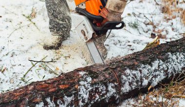 how to use an electric chainsaw