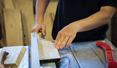 Cutting with a table saw