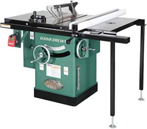 Grizzly Industrial G1023RLWX - 10 5 HP 240V Cabinet Table Saw with Built-in Router Table