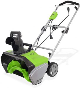 Greenworks 20-Inch Corded Snow Thrower