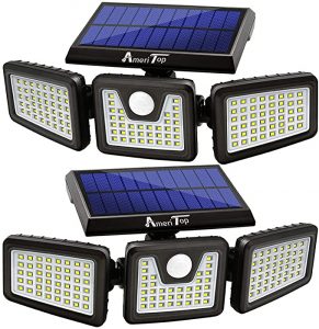 AmeriTop Solar Motion Sensor Lights