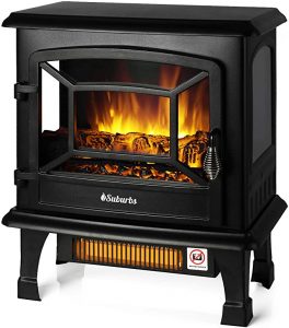 TURBRO Suburbs TS20 Electric Fireplace Infrared Heater