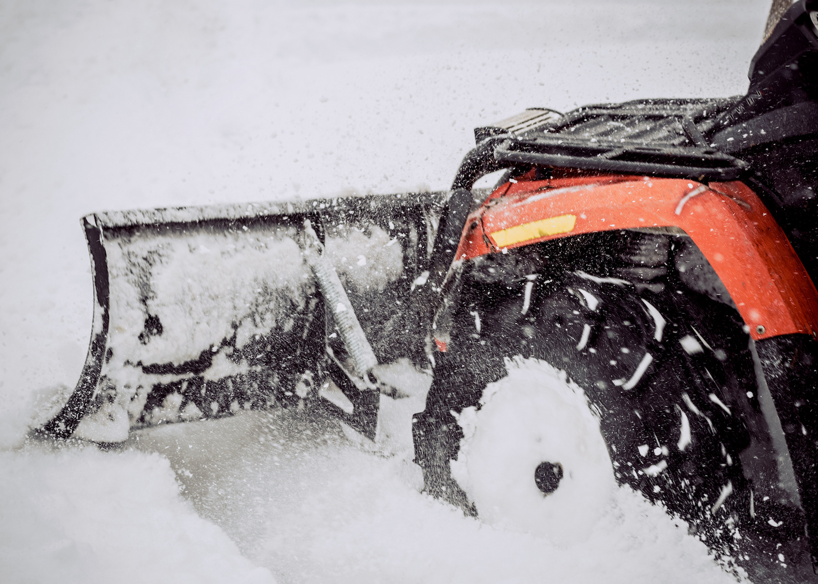Attaching A Snow Plow To An ATV