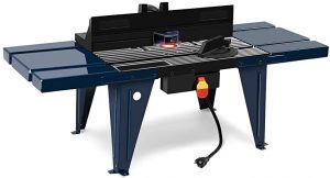 Goplus Electric Aluminum Router Table Wood Working Craftsman Tool Benchtop