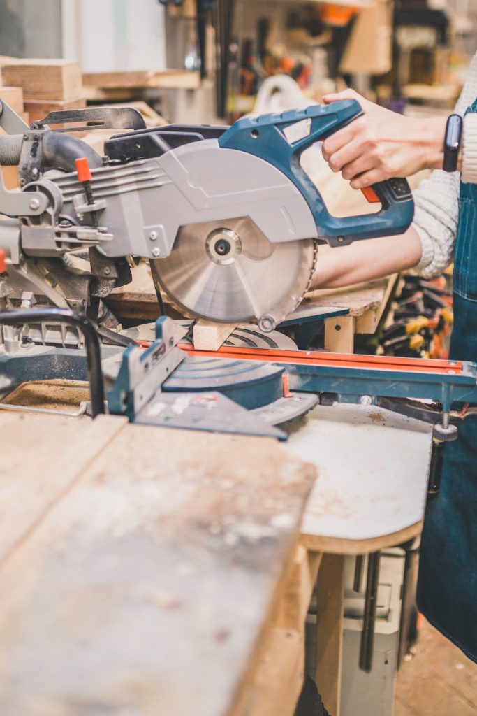 Cutting on a Miter Saw Stand