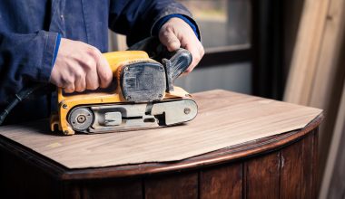 how to repair a belt sander
