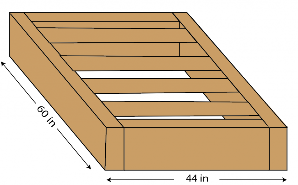 How To Build A Diy Floating Bed Frame, King Size Floating Bed Frame Blueprints