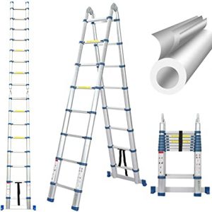 16.5 Ft Telescoping Ladder, Extension Ladder