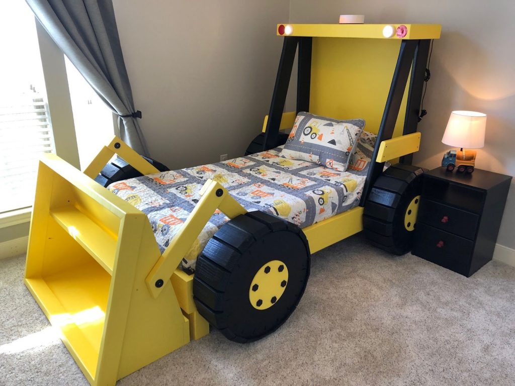 Photo of child digger bed